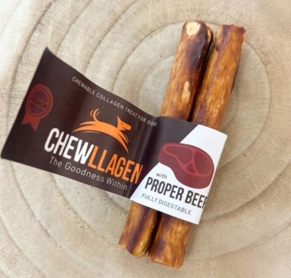 Chewllagen Beef Medium Roll 2PK
