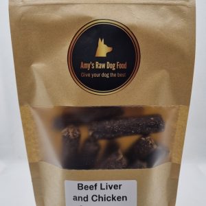 Gourmet Beef Liver and Chicken Sausages
